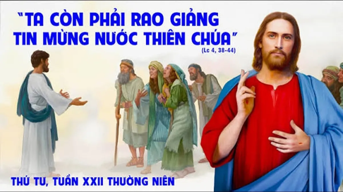 LỜI CHÚA NGÀY 2 - 9 THỨ 4 TUẦN 22 THƯỜNG NIÊN. PM.CAO HUY HOÀNG, ĐỨC TRỌNG